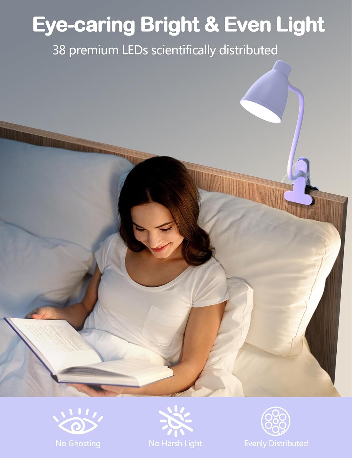 💡✨ FlexiGlow Gooseneck Desk Lamp 📖🌙