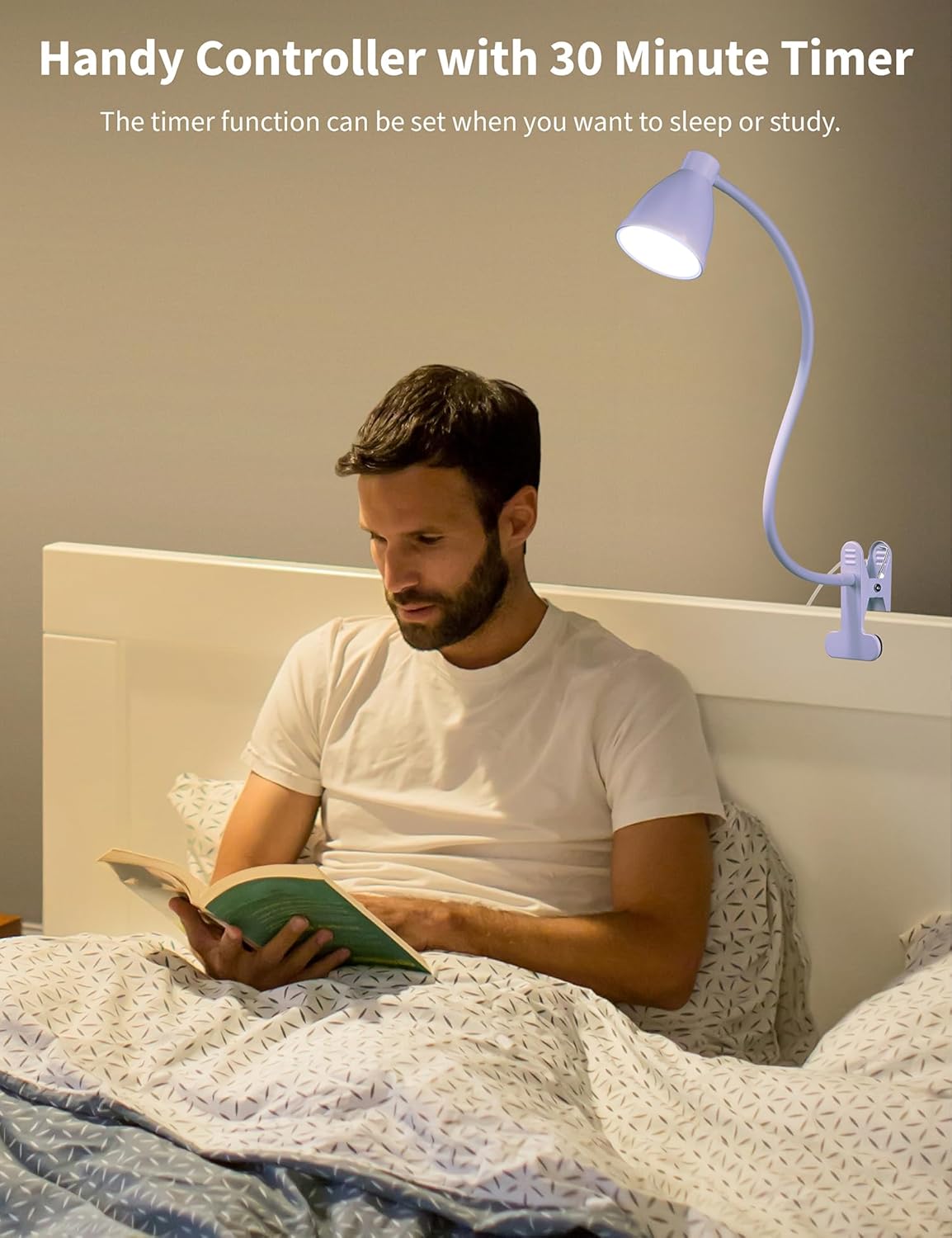 💡✨ FlexiGlow Gooseneck Desk Lamp 📖🌙